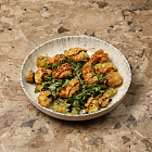 Креветки темпура с соусом васаби 